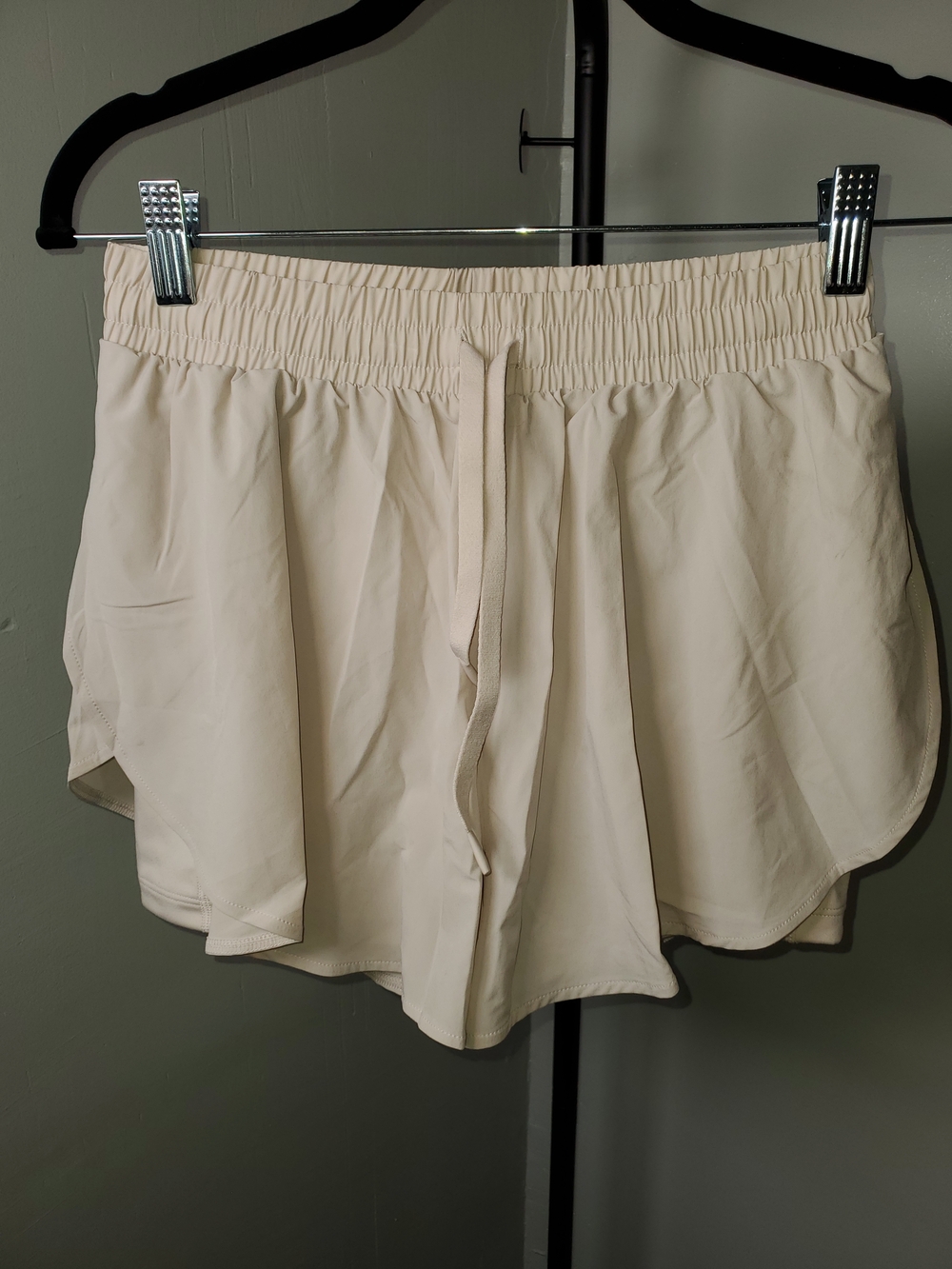 all in motion Cream Athletic Drawstring Shorts